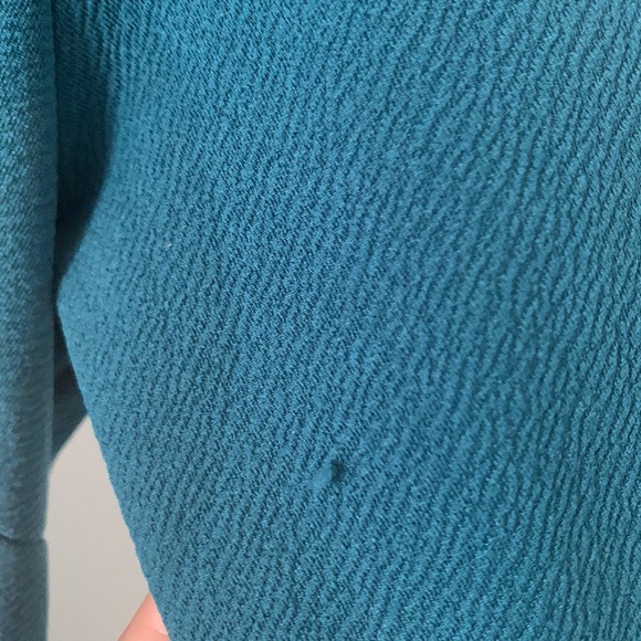 Green deep v dress for poison Ivy costume - Picture 4 of 5